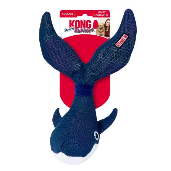 KONG® Shakers™ Whale Toy Medium