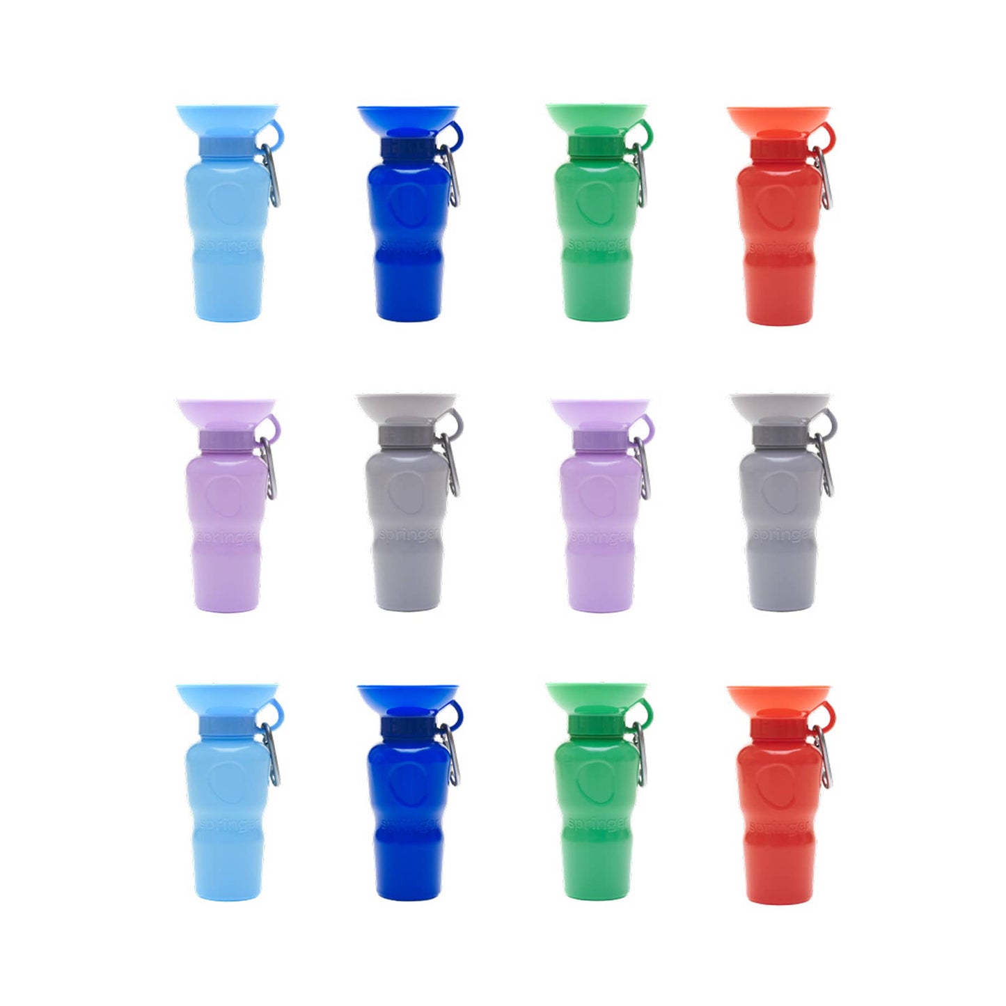 Dog Travel Water Bottle 22oz Classic (Mixed 12 Pack)