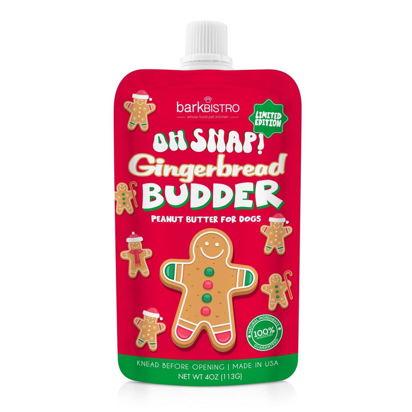 Oh Snap! Gingerbread Holiday Buddy Budder 
