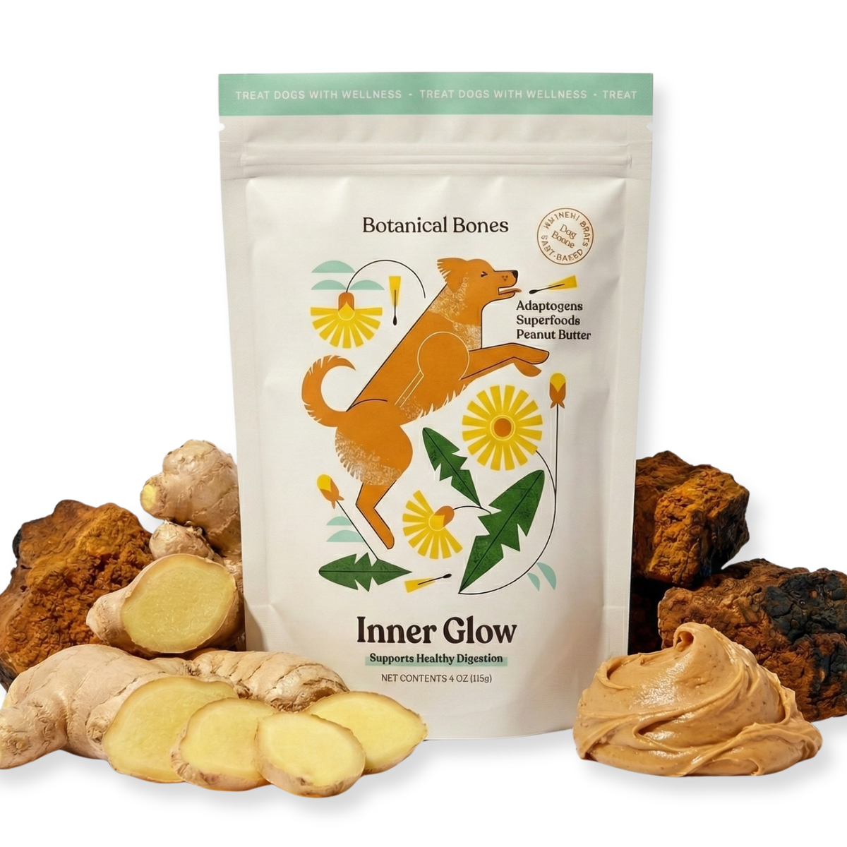 Inner Glow Cookies - All Natural, Organic Dog Treats