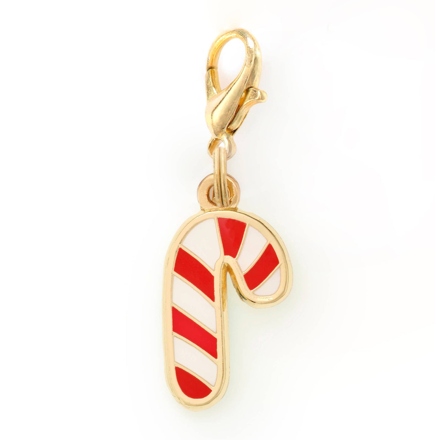 Foggy Dog Candy Cane Collar Charm