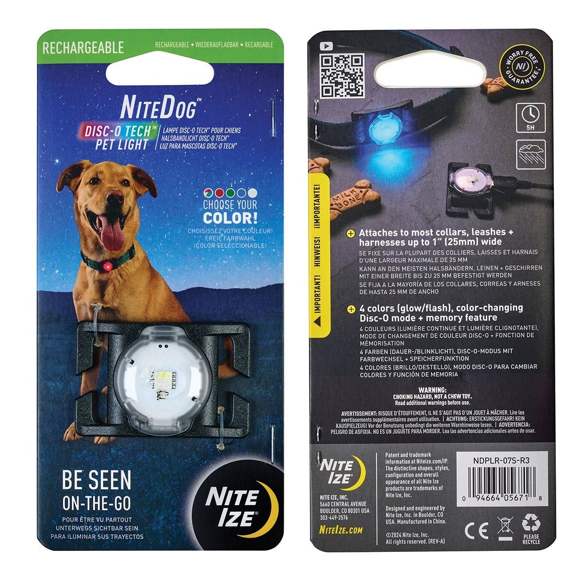 Nite Ize Rechargeable Pet Light Disc-O Tech™