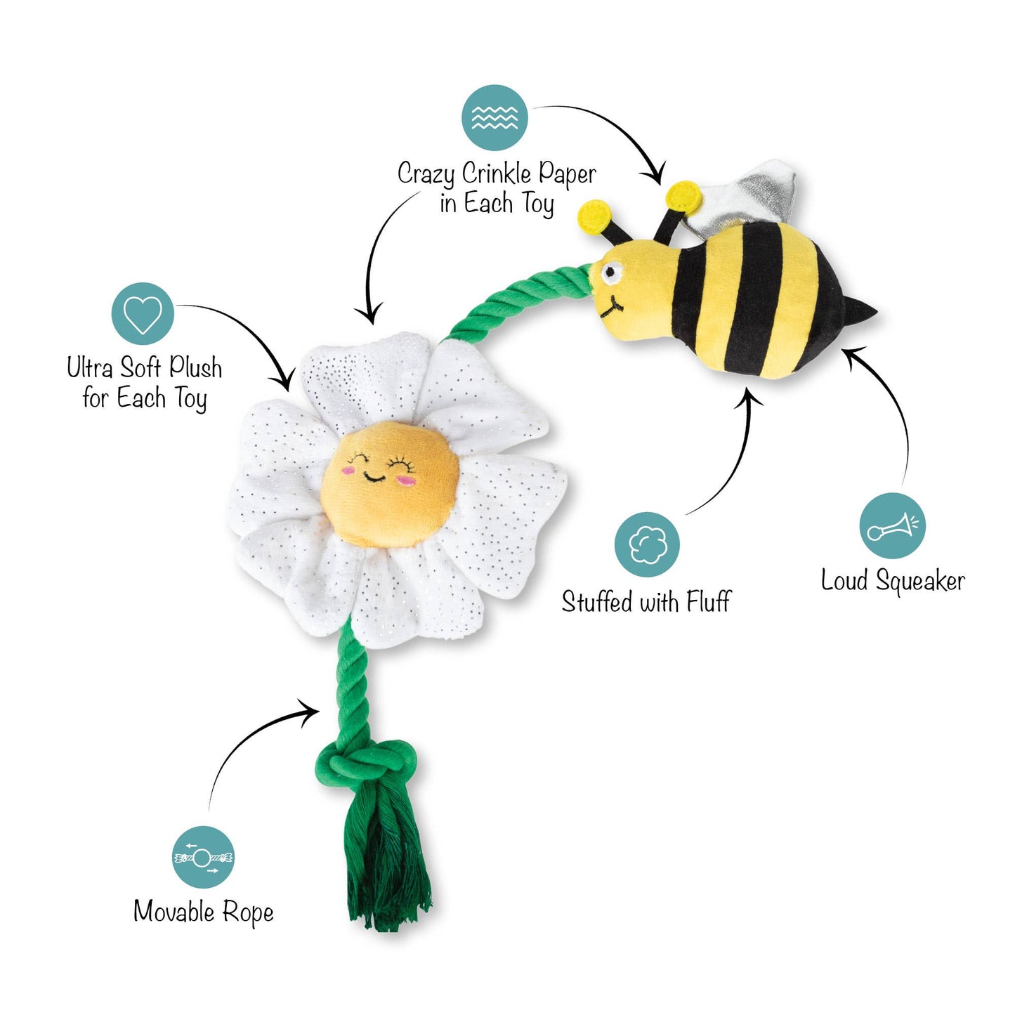 IM POLLEN FOR YOU PLUSH DOG TOY
