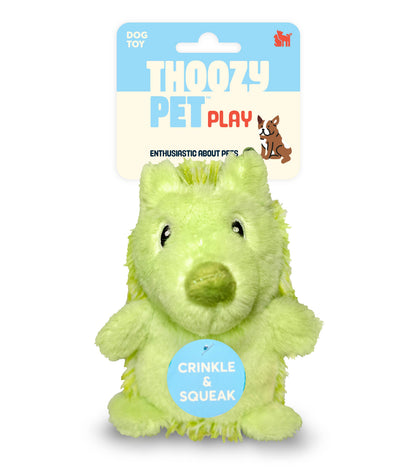 ThoozyPet Hedgehog Green 5"