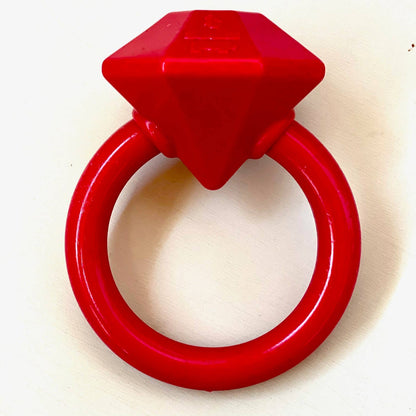 Diamond Ring Durable Nylon Teething Ring for Puppies