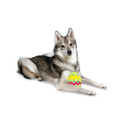 Midlee Plush Easter Egg Dog Toy with Squeaker