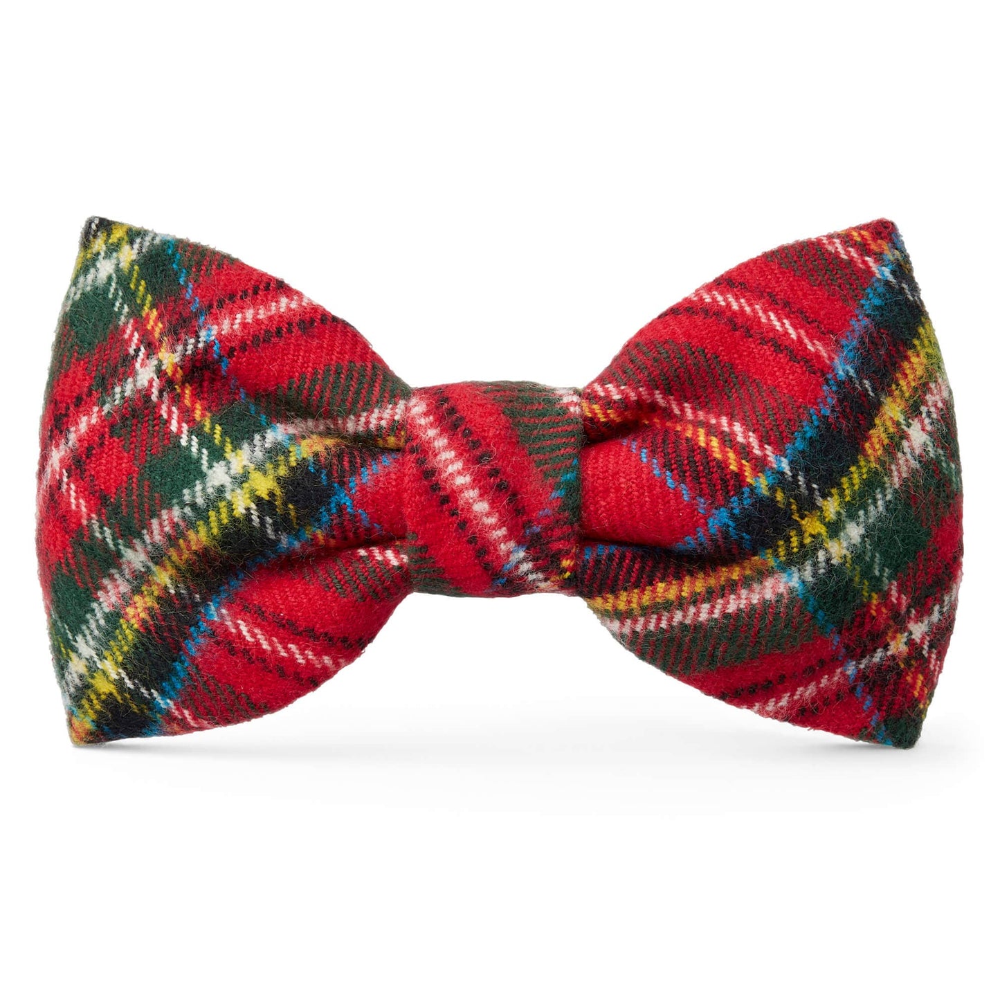 Tartan Plaid Flannel Holiday Dog Bow Tie