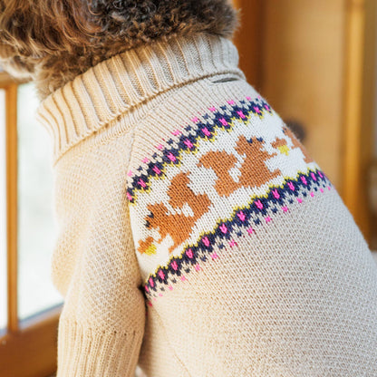 Foggy Dog Squirrel Sweater