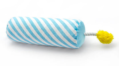 ThoozyPet Birthday Candle Blue w/ Rope 16"