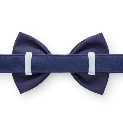 Snowflakes Embroidered Dog Bow Tie