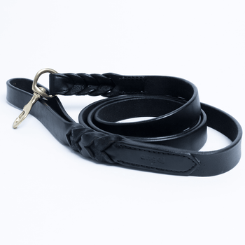 Leather Braided Leash by ANGEL™