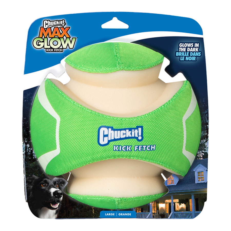 Chuck It Max Glow Kick Fetch Toy