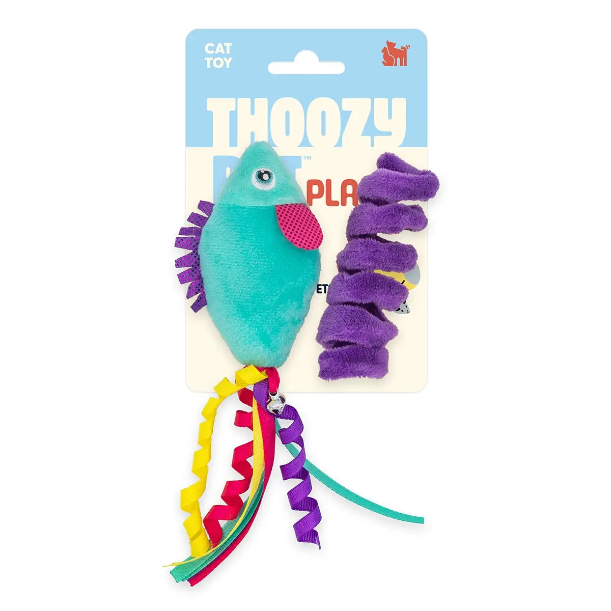 Thoozy Fish Felt Spiral 2pk