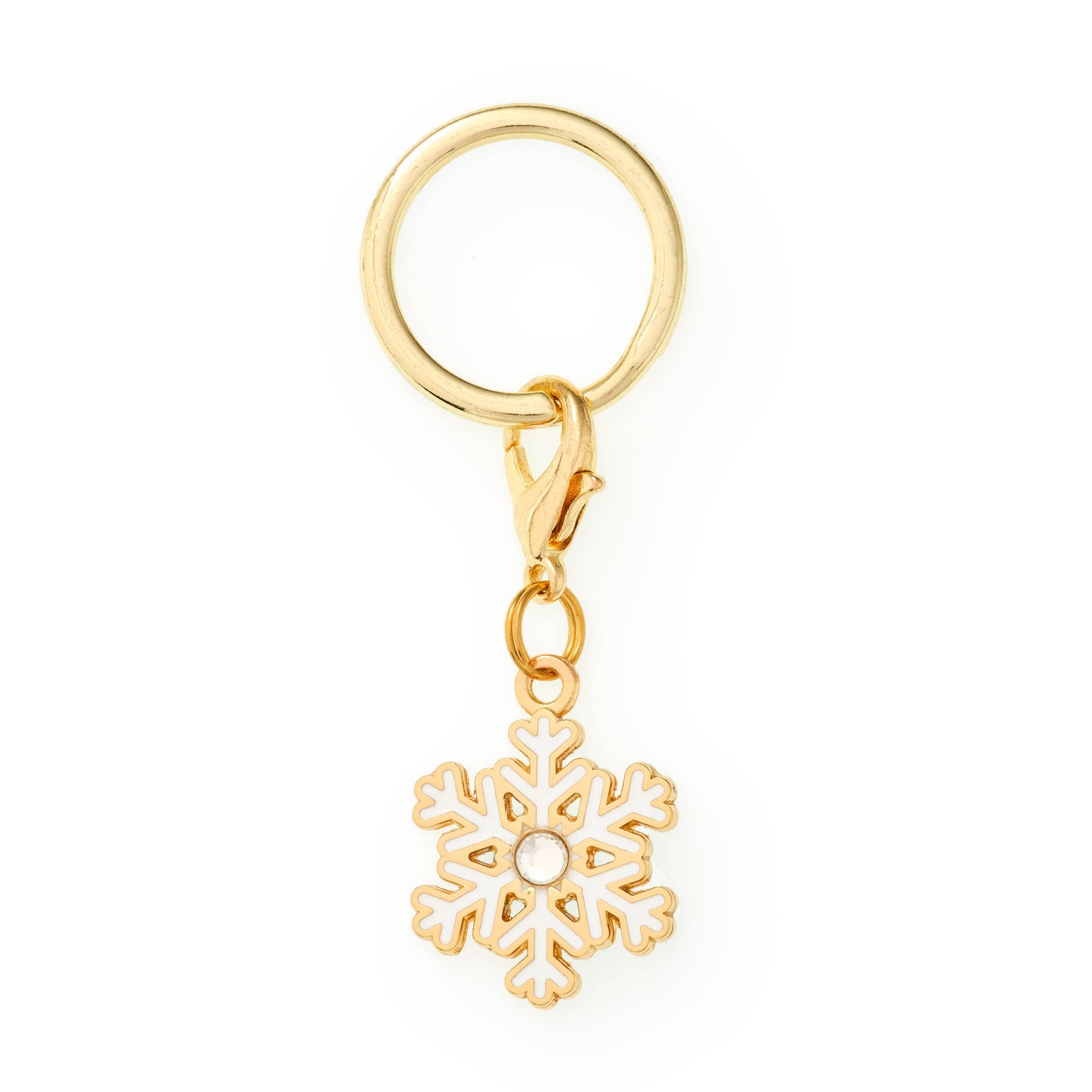 Foggy Dog Snowflake Collar Charm