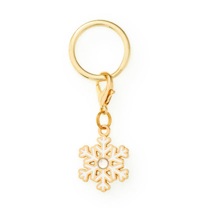 Foggy Dog Snowflake Collar Charm