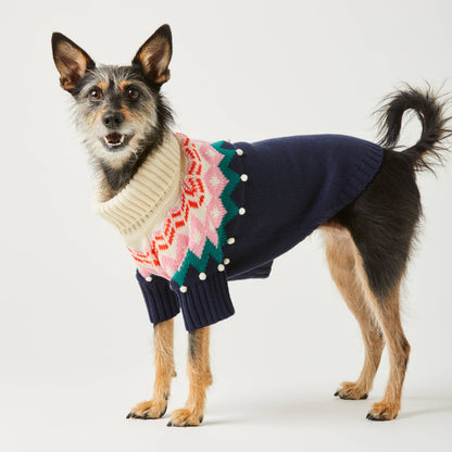 Foggy Dog Fair Isle Bobble Sweater