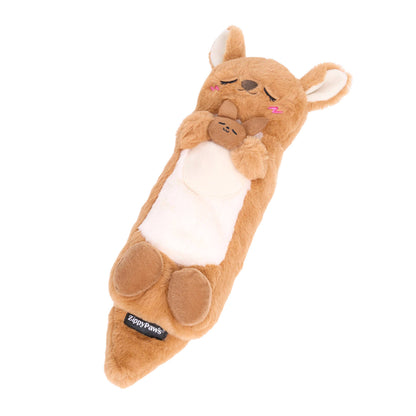 Snooziez with Shhhqueaker - Kangaroo - Silent Dog Toy