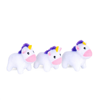 Zippy Burrow - Unicorns in Rainbow - Dog Toy