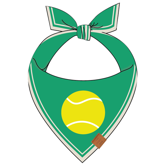 Tennis Applique Dog Bandana