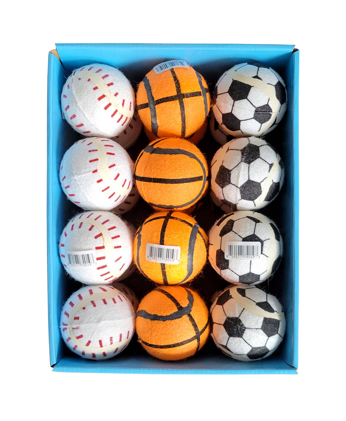 ThoozyPet Tennis Ball Asst Baseball/Basketball/Soccer