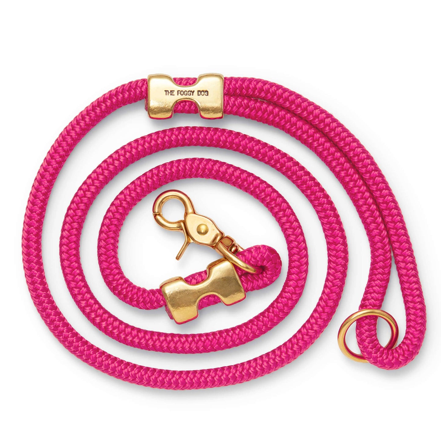 Foggy Dog Hot Pink Rope Leash