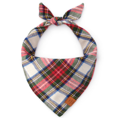 Foggy Dog Regent Plaid Flannel Bandana