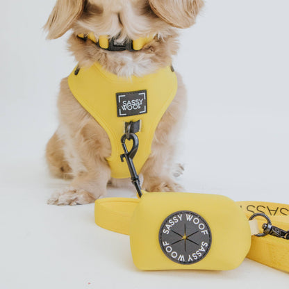 Dog Waste Bag Holder - Neon Yellow