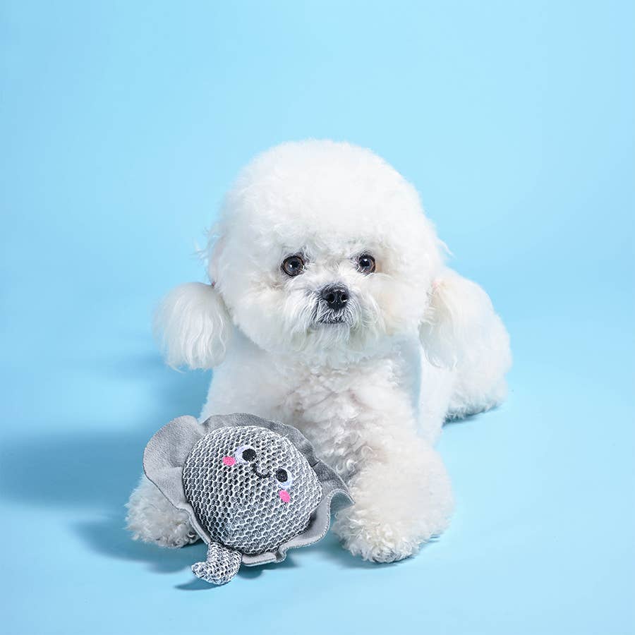 HugSmart - Ocean Pals | Stingray - Dog Ball Toy
