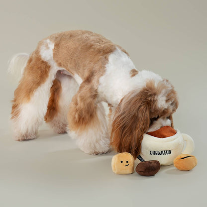 CHEWFFON Espresso Squeaky Dog Toys