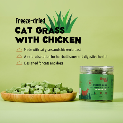 Freeze-Dried Cat Grass