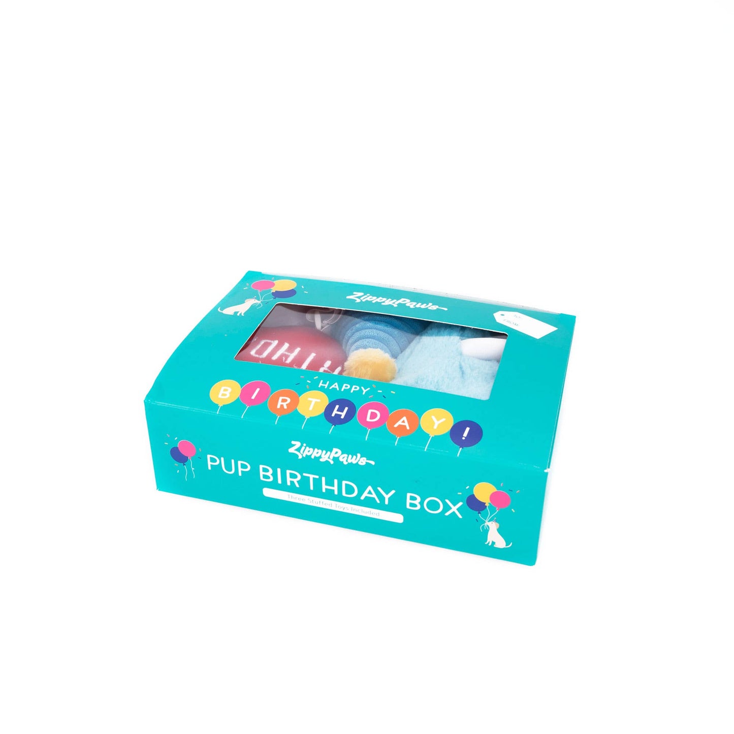 ZippyPaws Birthday Box Blue 3pc