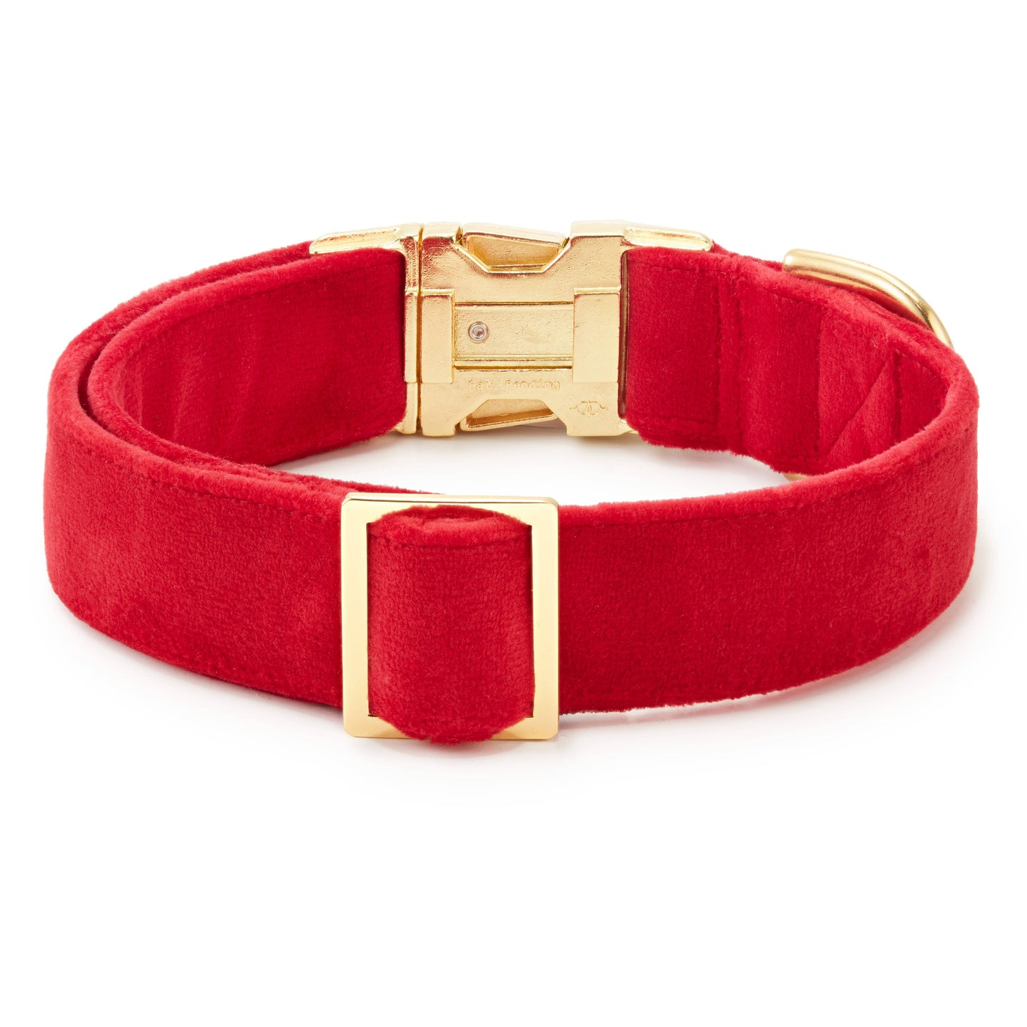 Foggy Dog Cranberry Velvet Collar