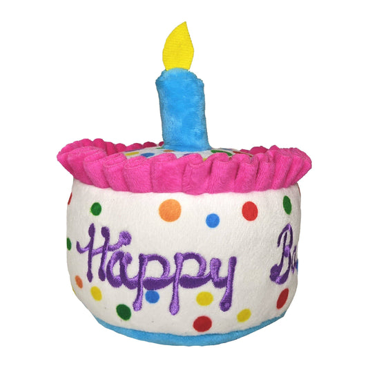 Happy Barkday Cake Dog Toy