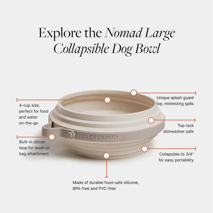 Nomad Collapsible Dog Bowl