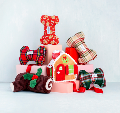 Foggy Dog Gingerbread House Snuffle Toy