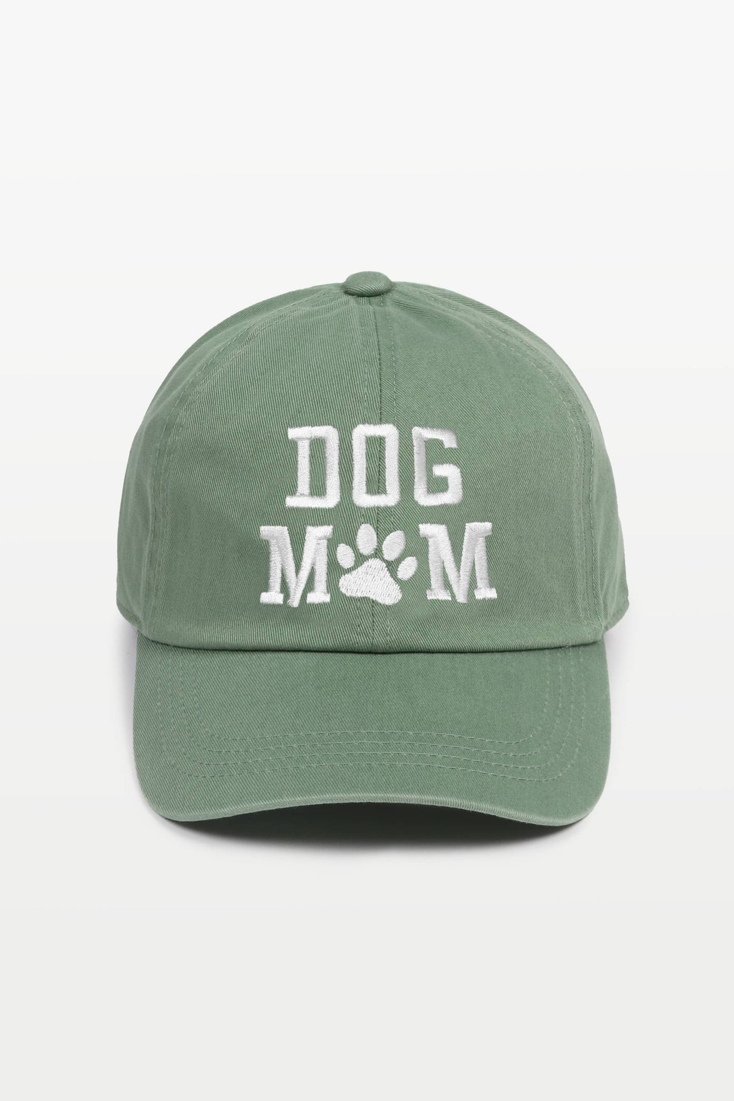"Dog Mom" Embroidered Baseball Cap