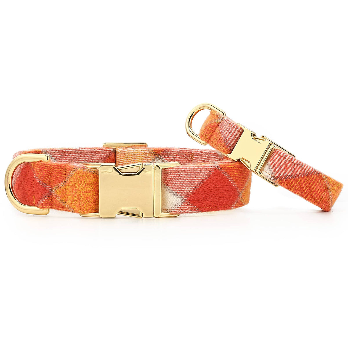 Pumpkin Spice Plaid Collar