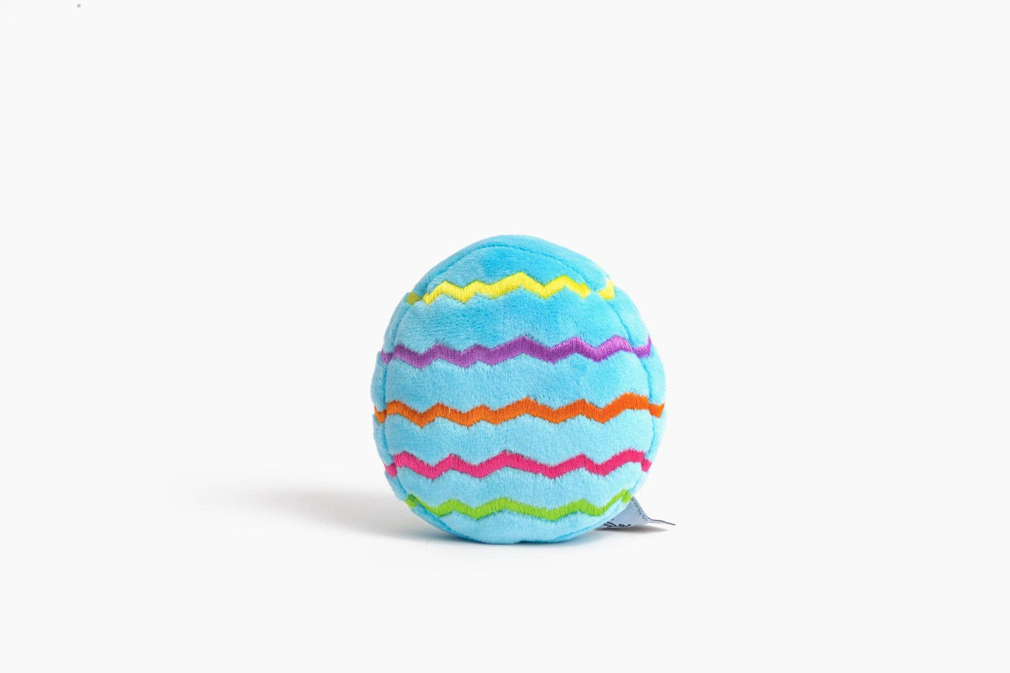Midlee Plush Easter Egg Dog Toy - Blue