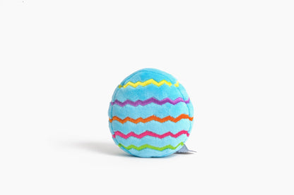 Midlee Plush Easter Egg Dog Toy - Blue