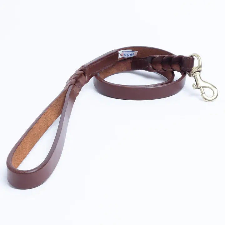 Leather Braided Leash by ANGEL™
