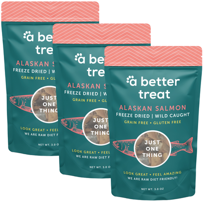 Freeze Dried Wild Caught Salmon Dog and Cat Treats